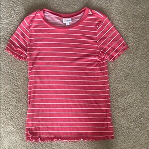 Striped Coral Pink Women’s Shirt